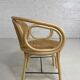 Fauteuil en rotin et cannage