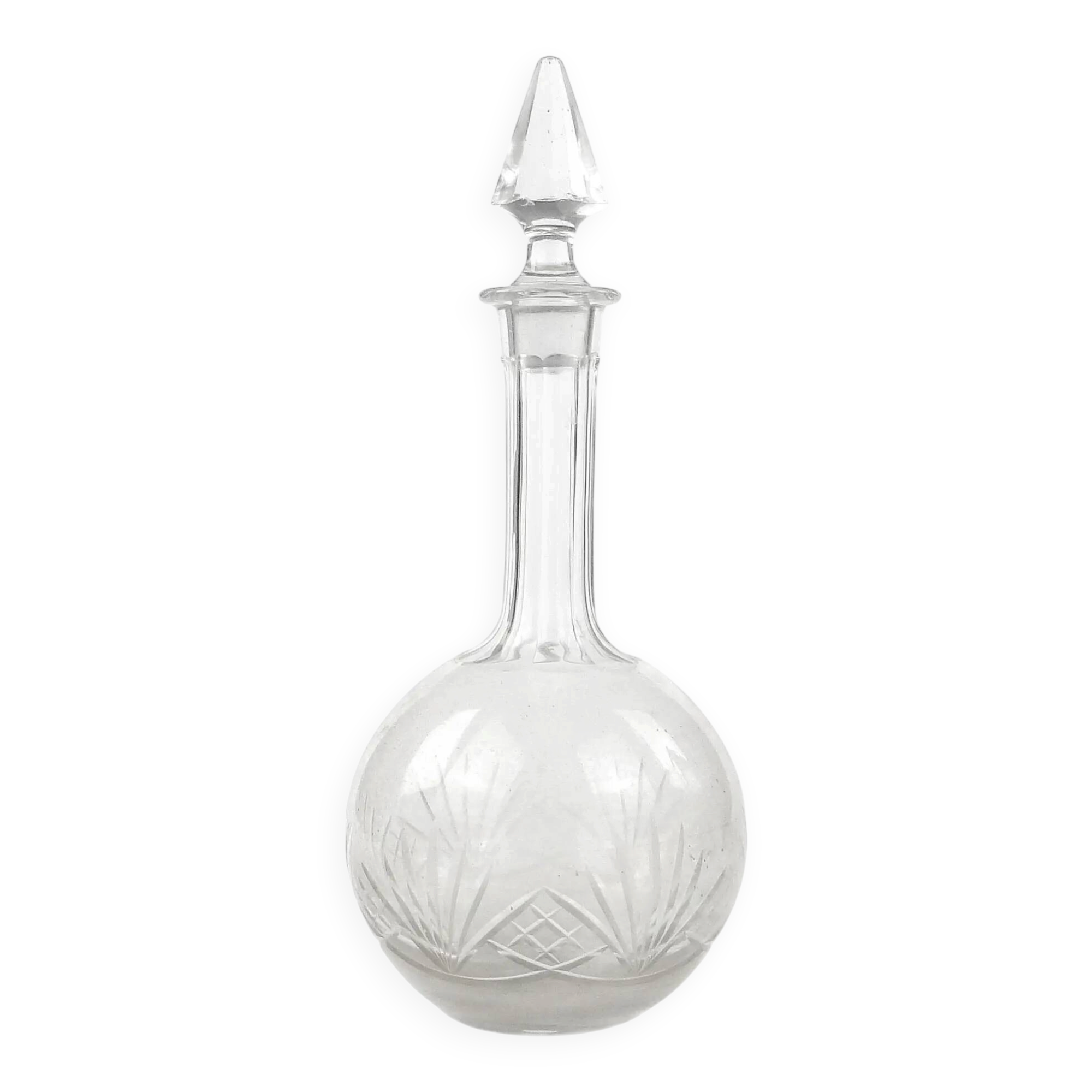 Art Deco carafe, crystal, Sweden, 1950s