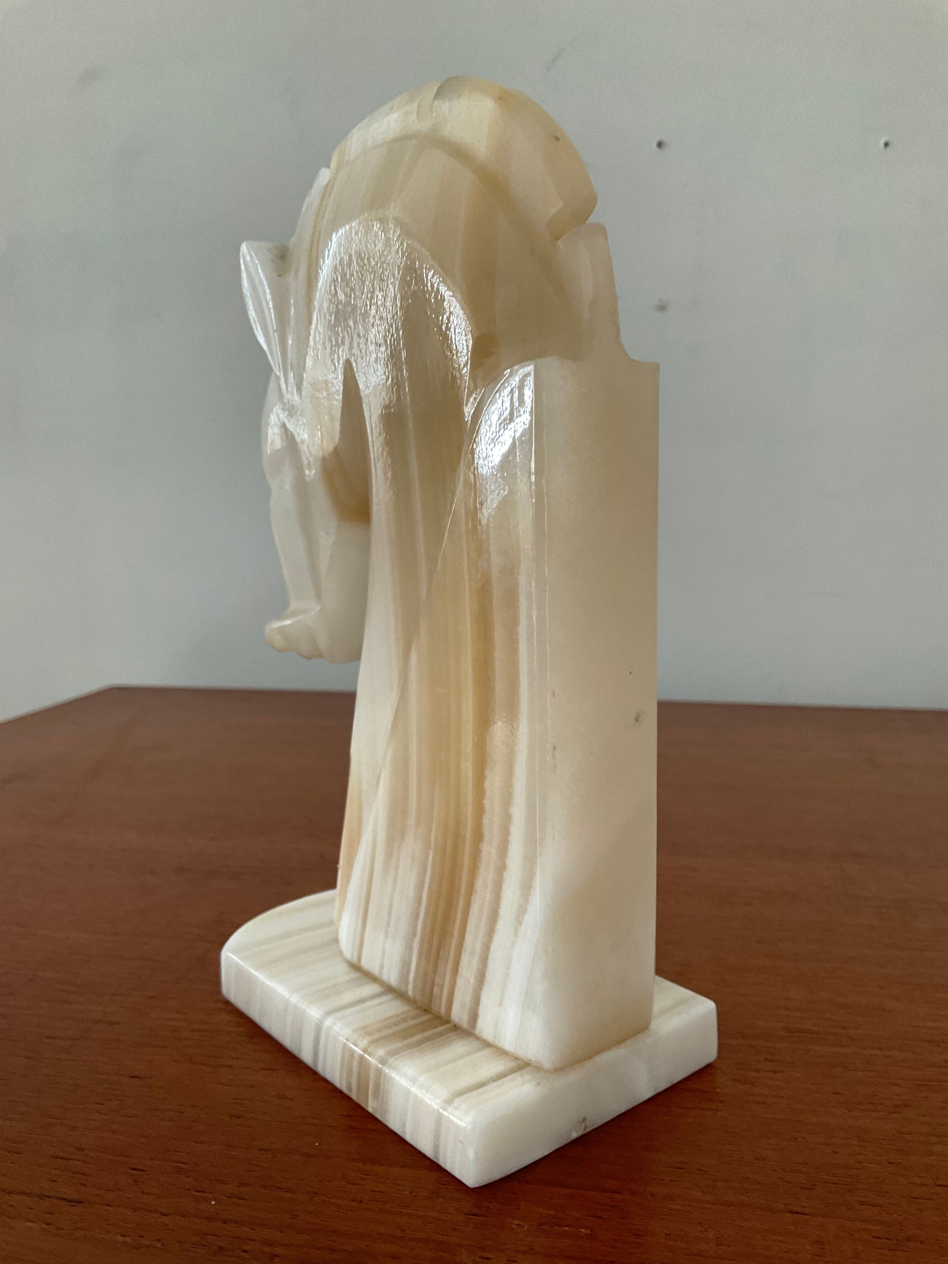 Pair of vintage bookends horses in Onyx