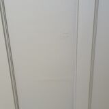 Black parisian wardrobe made of solid wood