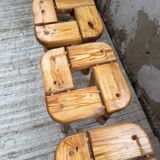 Set of 6 Olof Ottelin stools, Finland 1950.