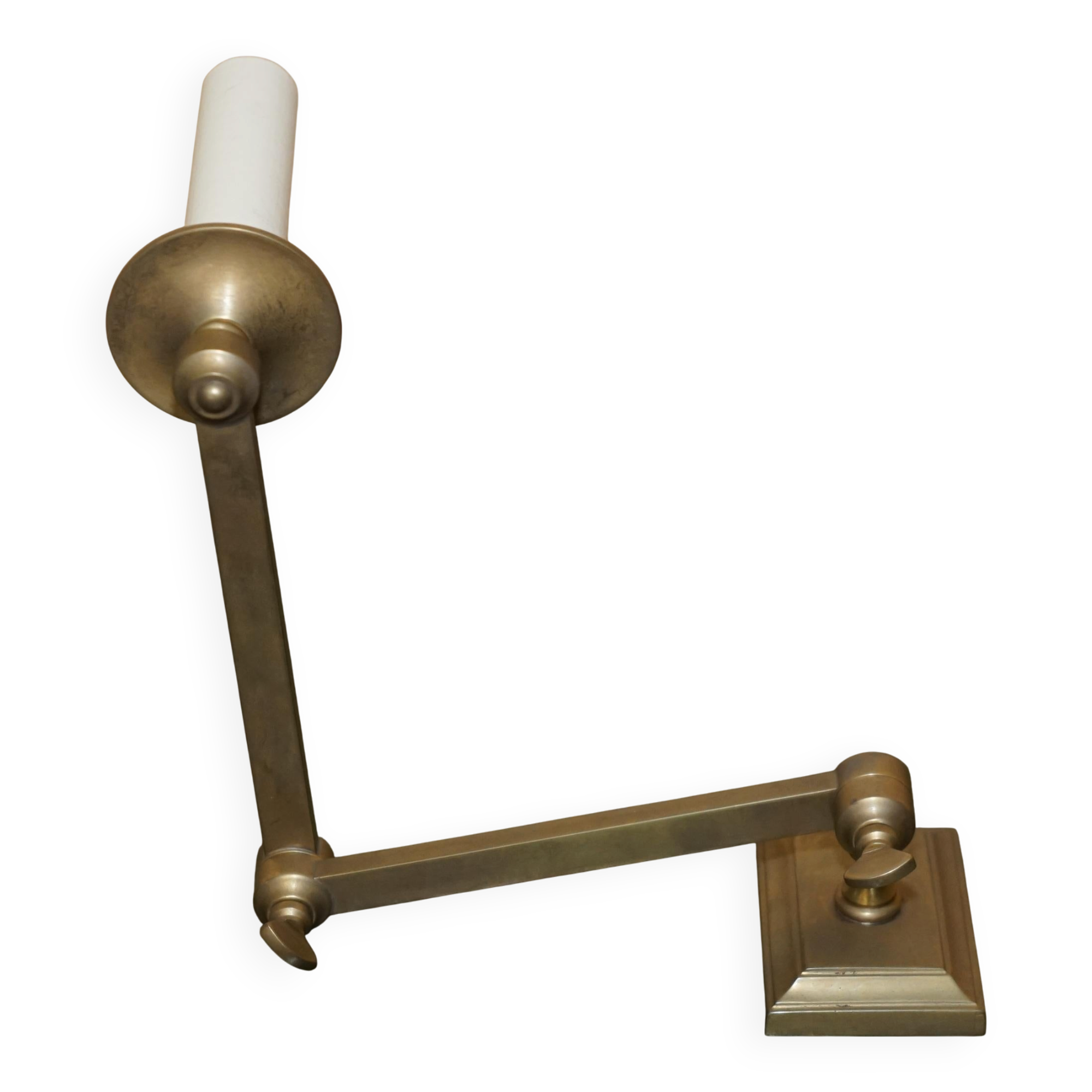 2 pairs of Georgian wall sconces in bronzed brass