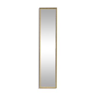 Vintage mirror in gilded wood 126cm x 28cm