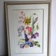 Aquarelle Fleurs de Boulait-Chausset
