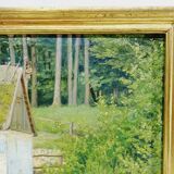 H. Viss – Oil on canvas “Country landscape”