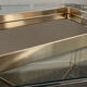 Vintage MB Italy tray in brass and mirror
