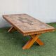 Vintage 1980s Brutalist Ceramic Coffee Table