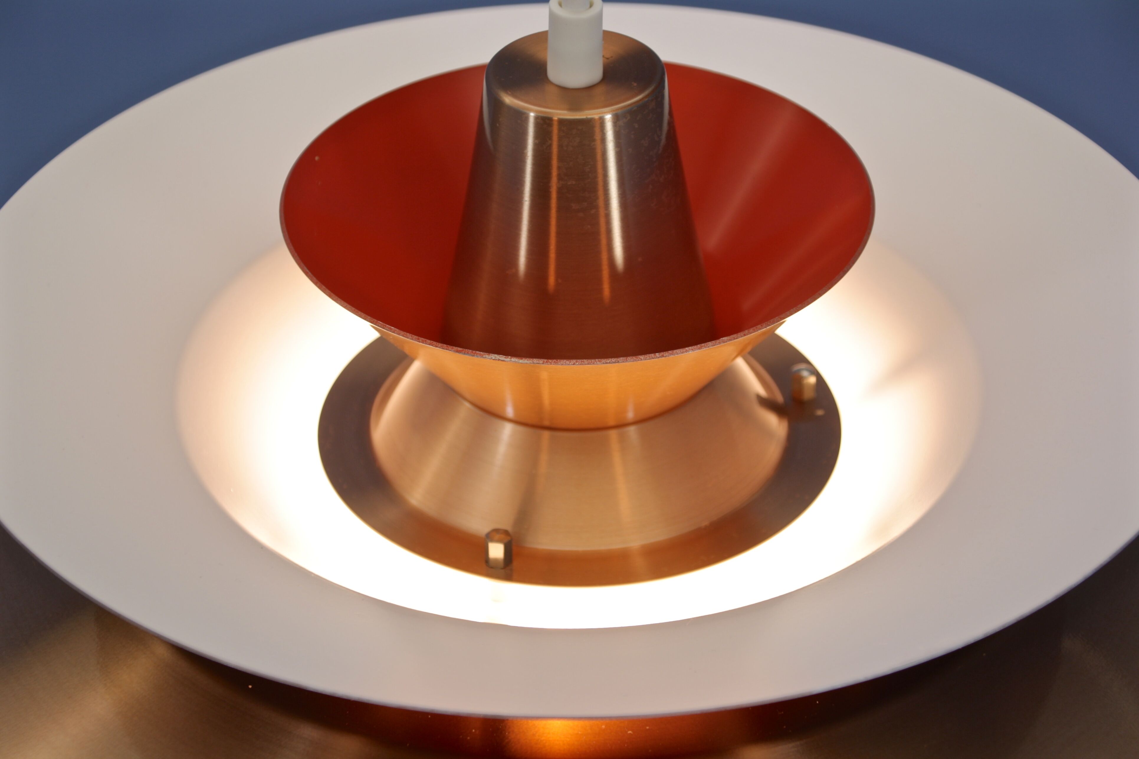 Danish pendant in copper, 1960s