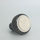 Scandinavian Modern Collectible Small Anthracite Stoneware Vase by Gunnar Borg for Höganäs