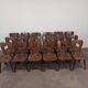 Set of 6 brutalist bistro chairs