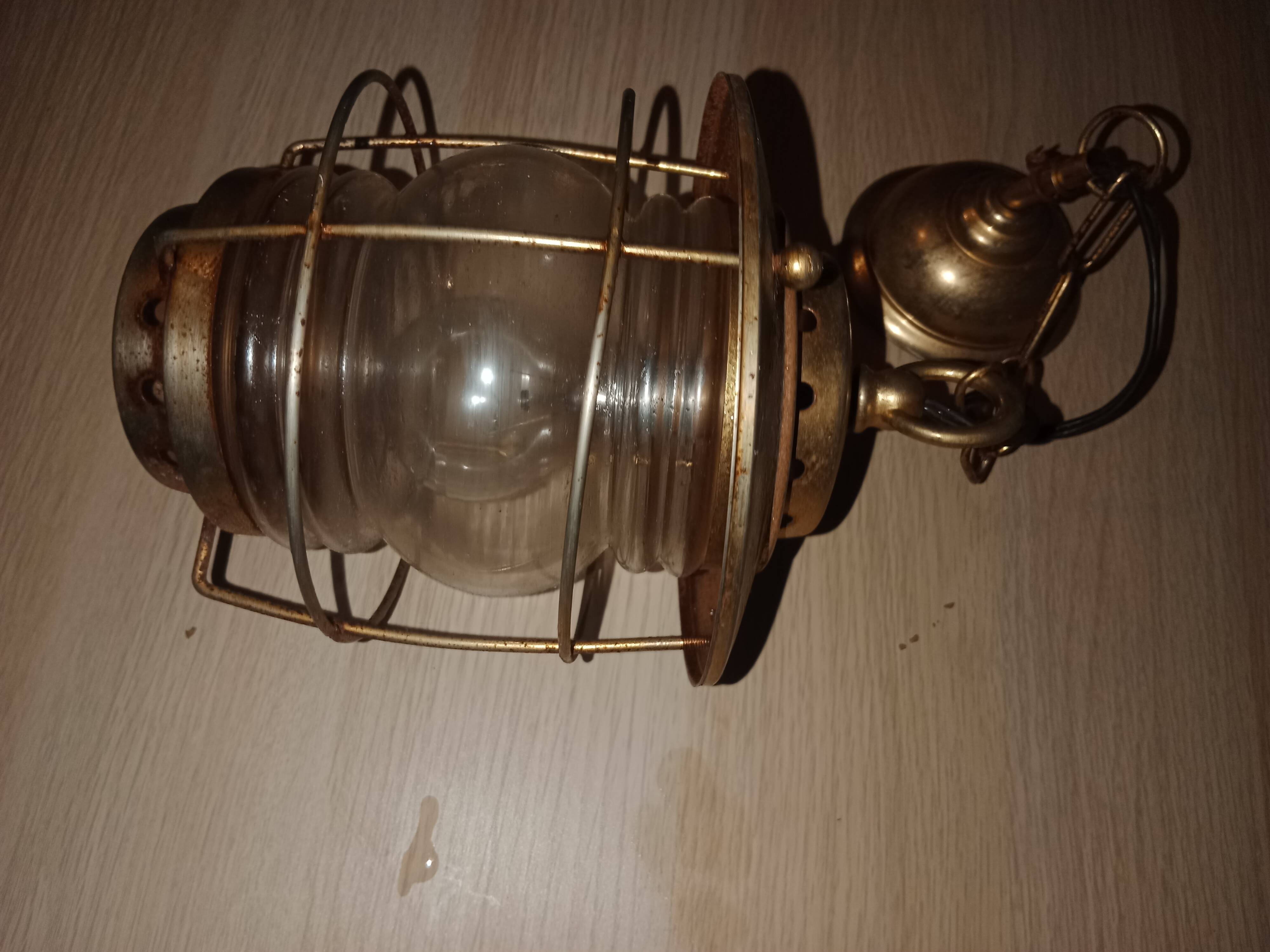 Vintage copper lamp