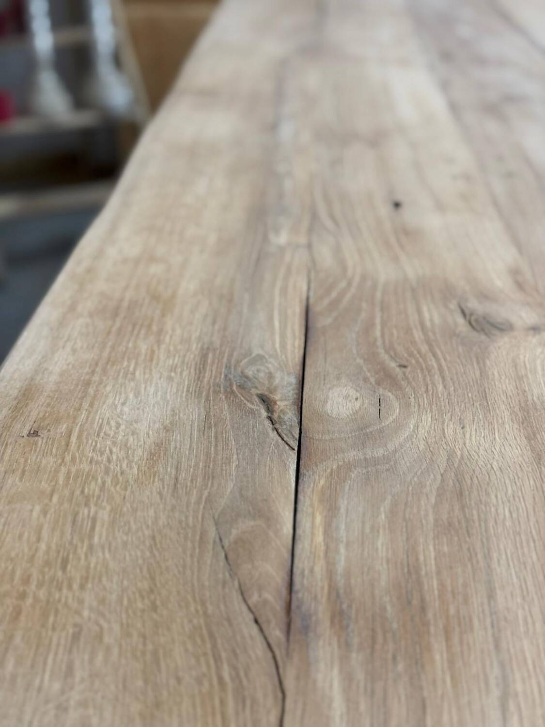 large solid oak farmhouse table