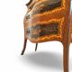 Wooden bedroom suite with inlays in mid-century Italian style, by Pacifici Prete, Rome.