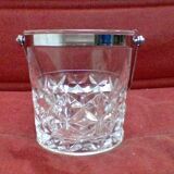 Crystal ice bucket, vintage.