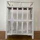 Bookcase vintage rattan standing shelf