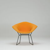 Diamond Chair – Yellow Upholstery - Harry Bertoia