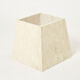 Large free-shaped coffee table clover in Italian travertine 1970