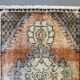 Small Vintage Turkish Rug 97x51 cm, Short Runner, Tribal, Shabby, Mini Carpet