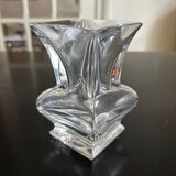 small crystal vase