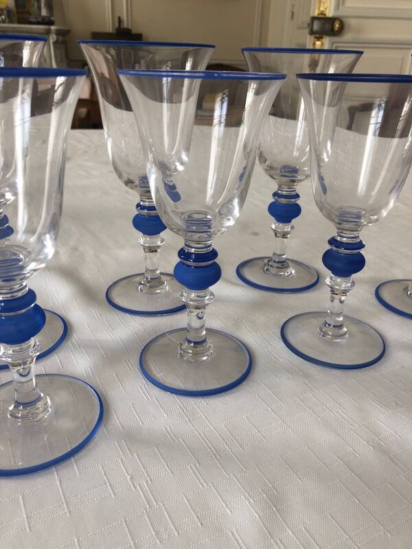 Lot de 7 verres à pied Paco Rabanne