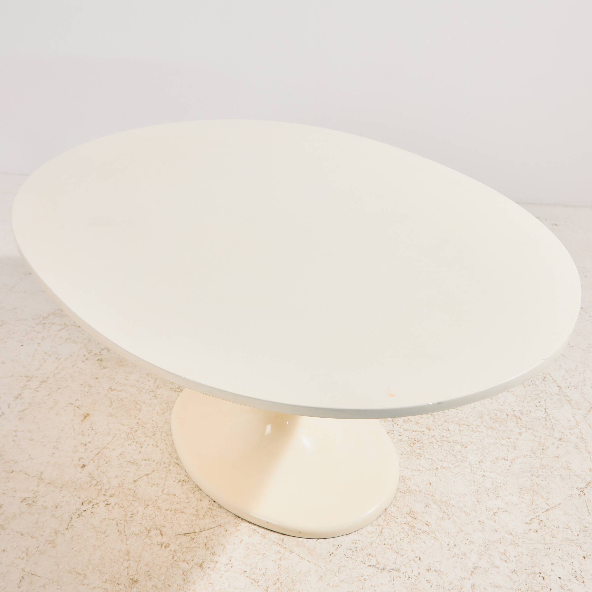 Hungarian dining room set in fibreglass by Imre Scholtz, set of 7