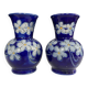 Paire de vases vintage en grès estampillés