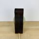 Brutalist lamp Temde Leuchten 1970s pine and glass globe