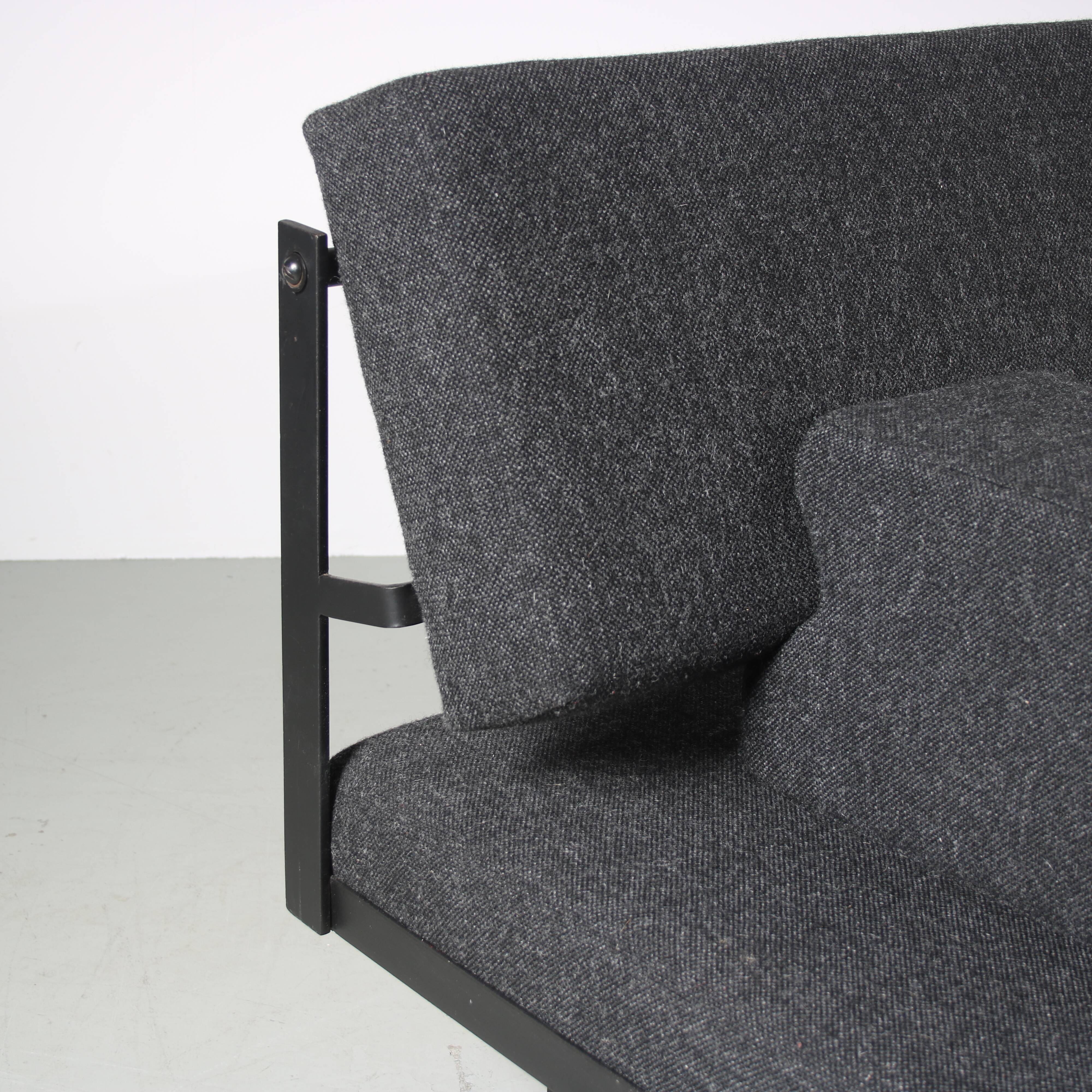 1950s 3-Seater “Sluis” sleeping sofa by Martin Visser for ‘t Spectrum, Netherlands