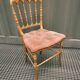 Chaise Chiavari en bois doré