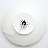 White Scandinavian Form Light lamp, Denmark 1970s