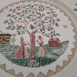 Porcelain plate decor country Villeroy Boch