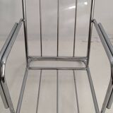 Fauteuil Art Déco en tube d'acier dans le goût de Gilbert Rhode Troy Sunshade, 1930