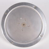 Vintage ceiling lamp with chrome and murano glass, 1960s