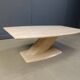 Post-modern coffee table in travertine, 1980s