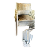 10 Terrace / garden chairs