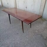 Table formica Mahogany macassar vintage 1960