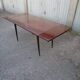 Table formica Acajou macassar vintage 1960