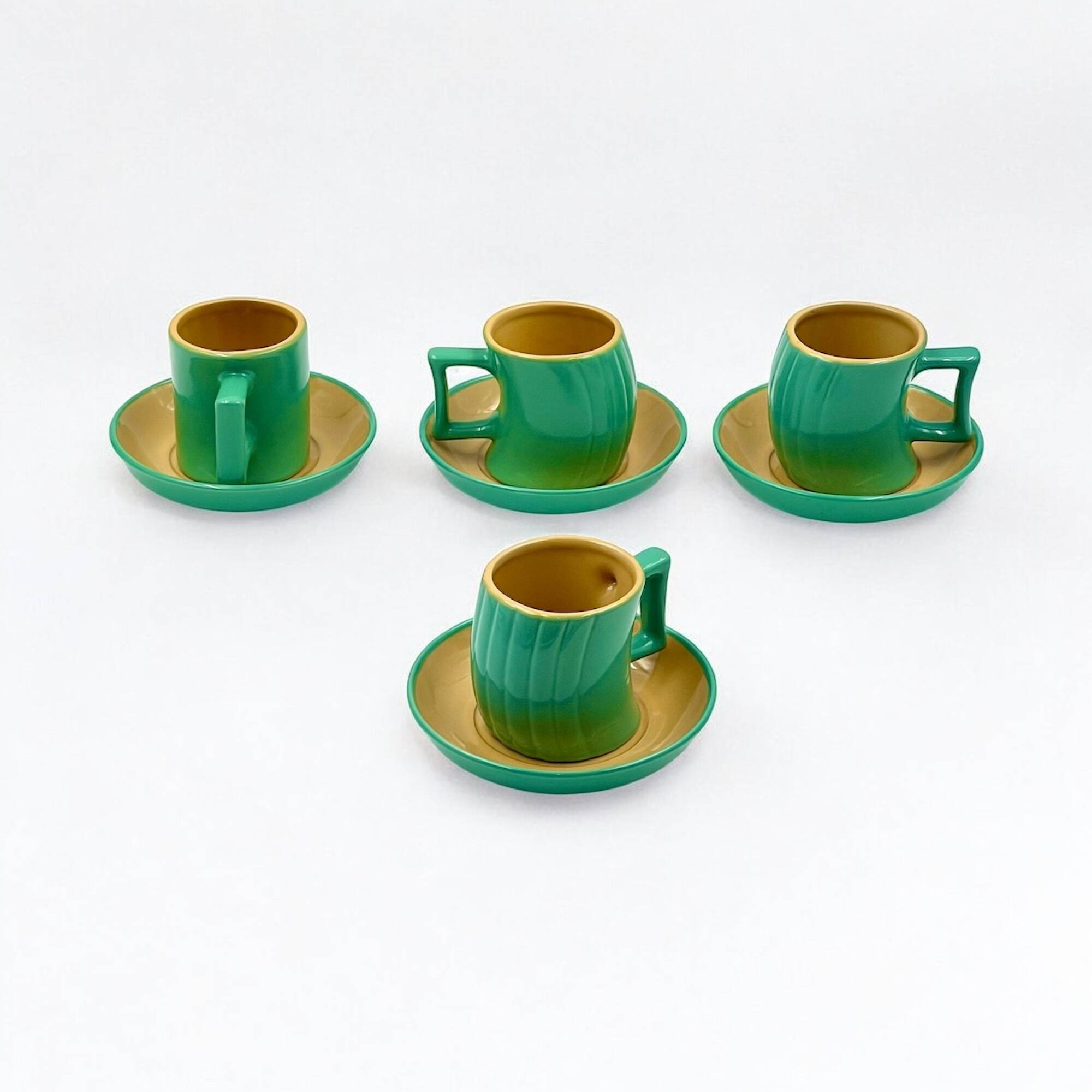 1980s Memphis Naj Oleari Coffee / Tea Set – Iosa Ghini Design Unused in Box
