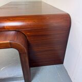 Vintage Danish design mid century wood steel Sibast executive desk