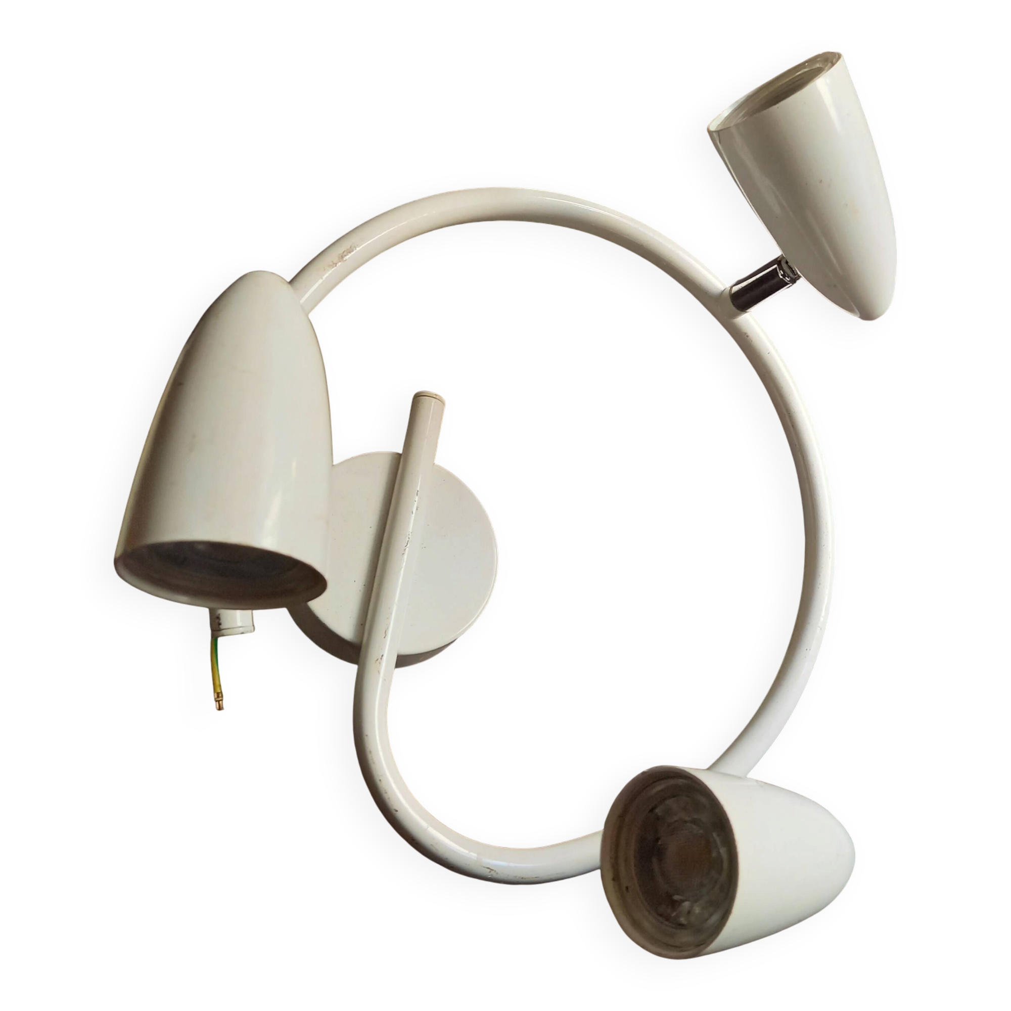 Plafonnier 3 spots orientables blanc - marque brilliant