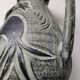 Spanish pottery 50's grey-green amphora