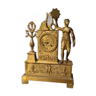 Old bronze clock nineteenth century