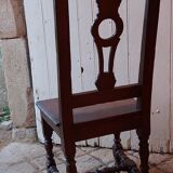 Pair of chairs Lorraines XIX century carved wood