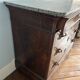 Louis-Philippe chest of drawers in mahogany, thick marble top – 19th century