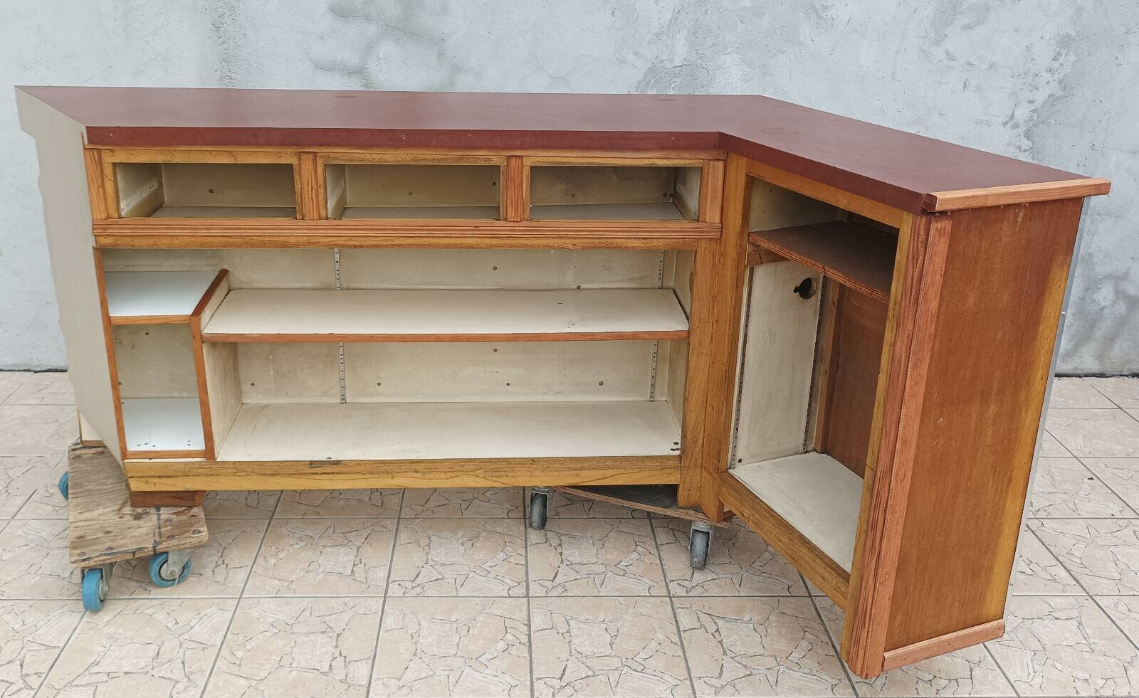 Vintage trade counter bar furniture
