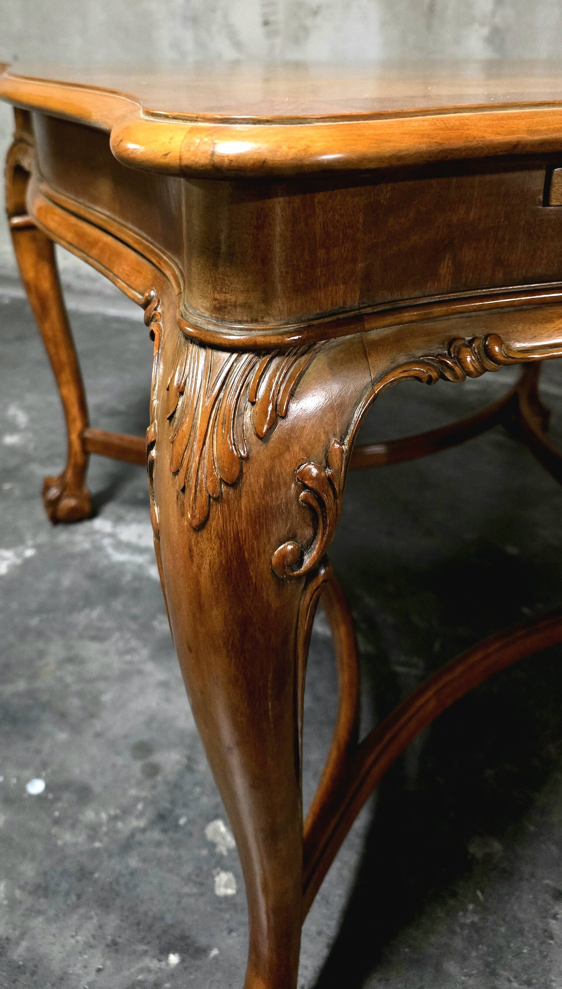 Coffee table - or game table in Regency / Louis XV style - 20th century