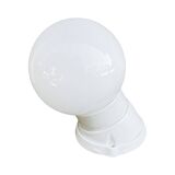 White industrial wall lamp Lindner, Germany, 1960s.