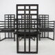 Set of Four Josef Hoffmann Armloffel Chairs Made By Wittmann,Austria