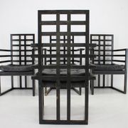 Set of Four Josef Hoffmann Armloffel Chairs Made By Wittmann,Austria