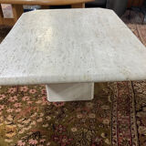 Travertine coffee table from the 70s